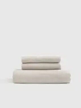 DAPU NATURAL LINEN Queen 100% French Linen Sheet Set